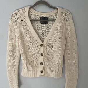 American Eagle Cream Cardigan